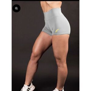 NWT Flag Nor Fail Vivid shorts gray yellow size small